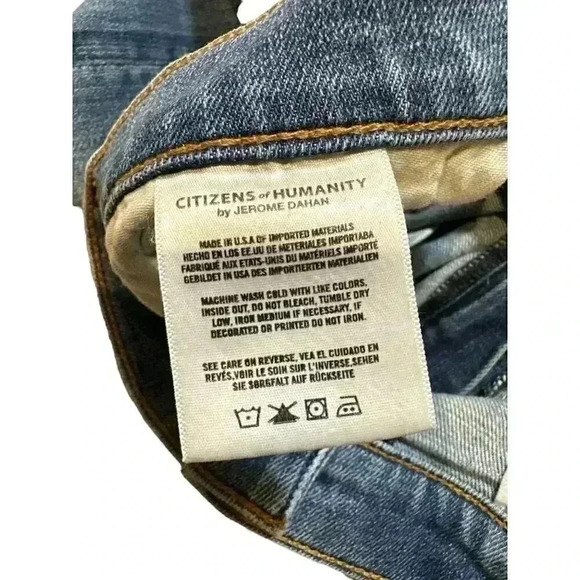 - Citizens Of Humanity Men's SID Regular Straight Jeans Size 33, Pre-Owned - Picture 6 of 6